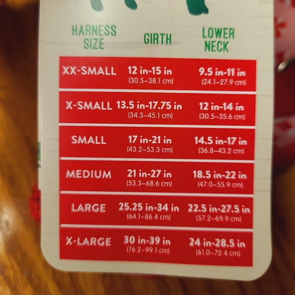 🐾 NEW Merry & Bright Candycane Harness LG - Picture 3 of 3